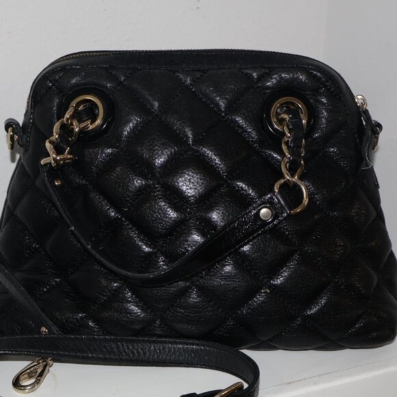Kate Spade Quilted Leather Satchel Handbag - Picture 13 of 16